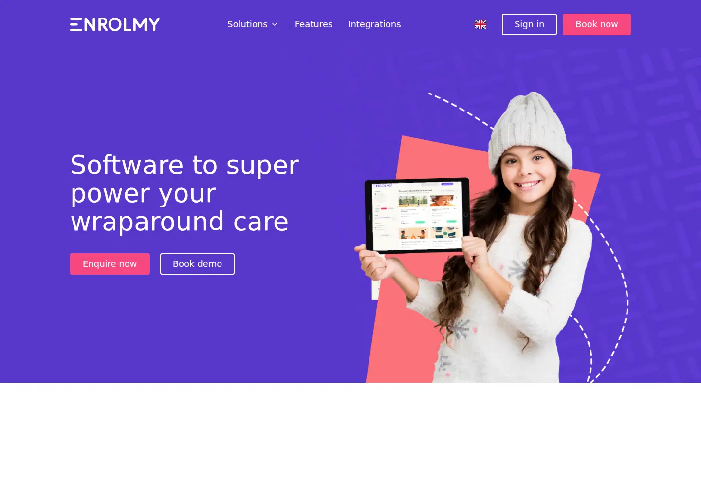 Screenshot of enrolmy.com