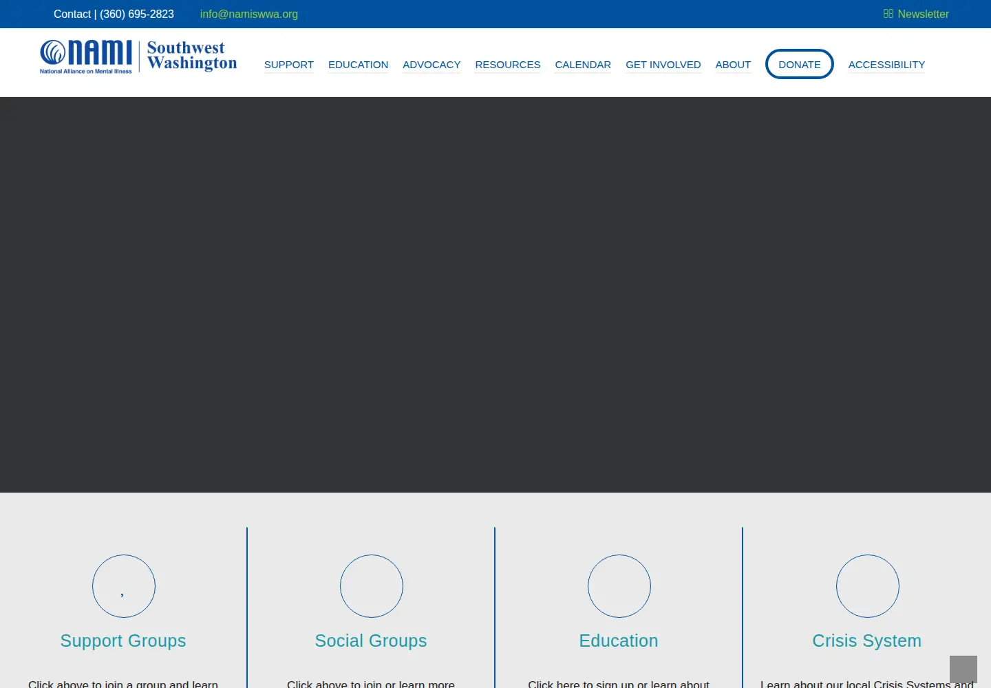 Screenshot of namiswwa.org