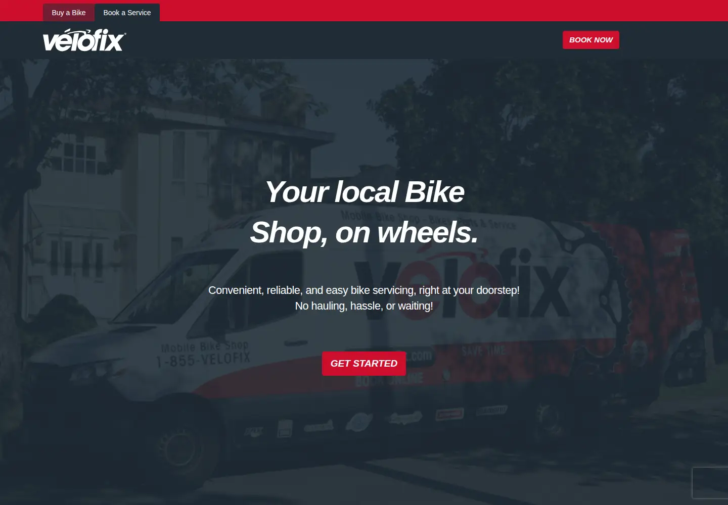 Screenshot of velofix.com