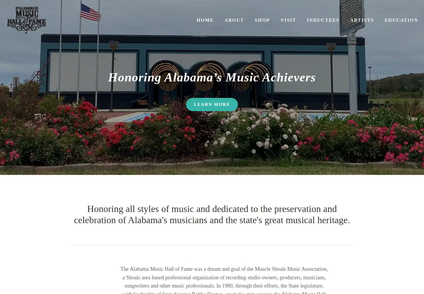 Screenshot of alamhof.org
