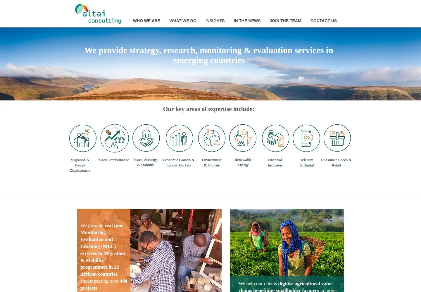 Screenshot of altaiconsulting.com