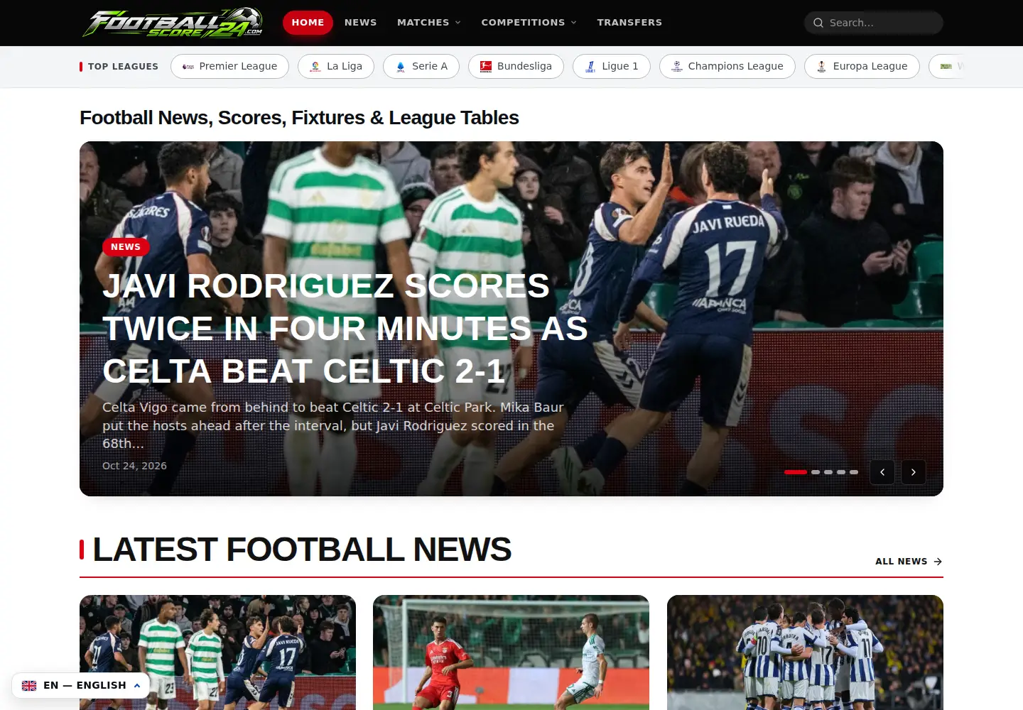 Screenshot of gazprom-football.com