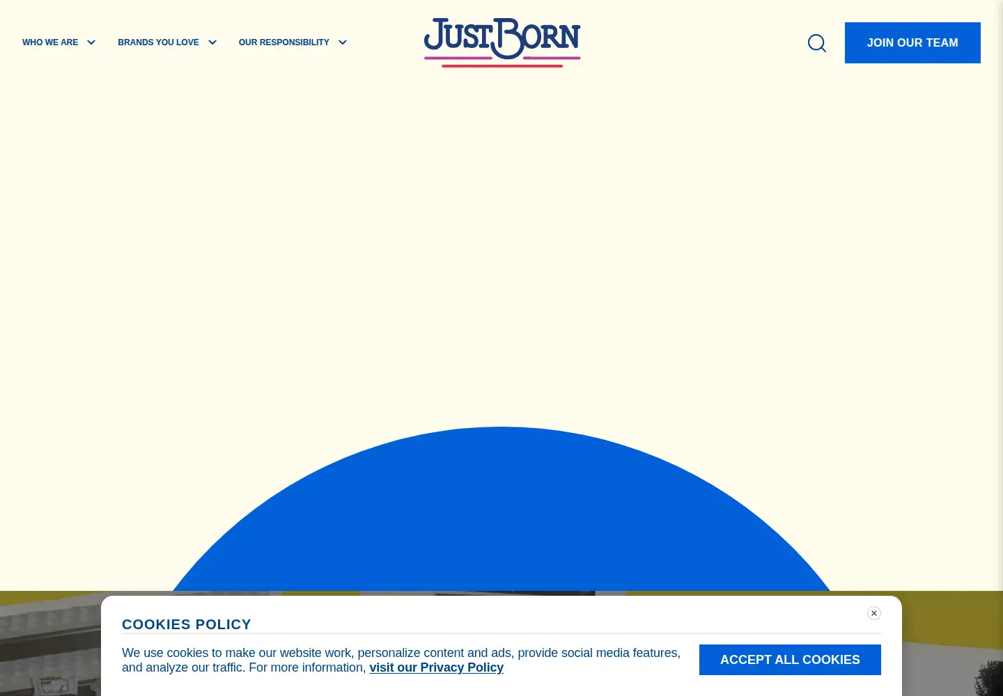 Screenshot of justborn.com