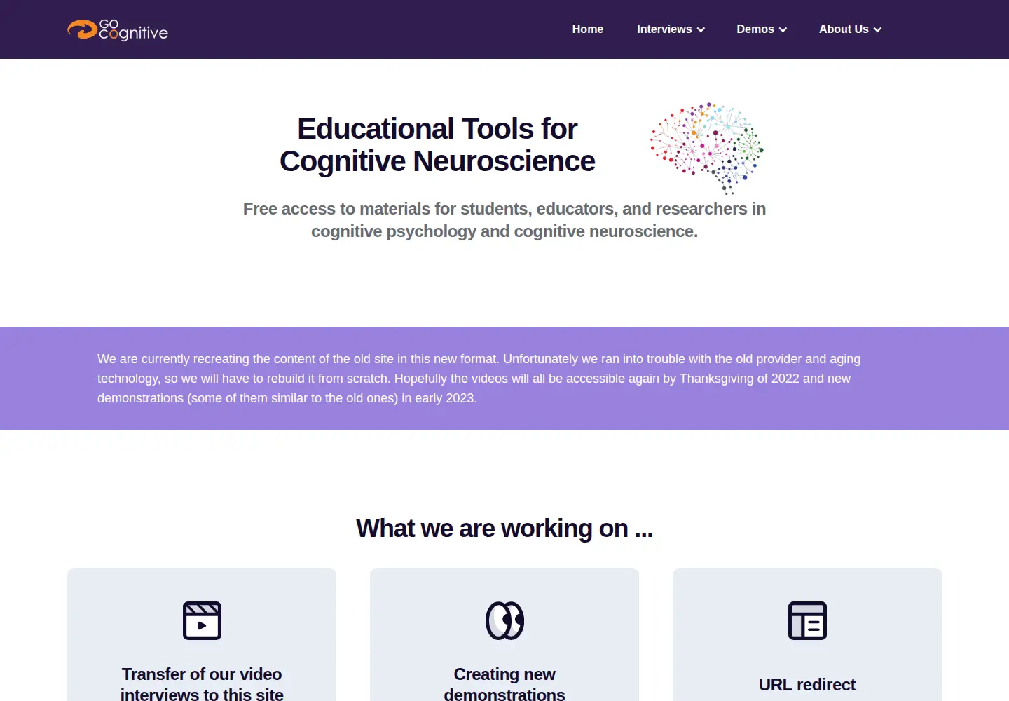 Screenshot of gocognitive.net