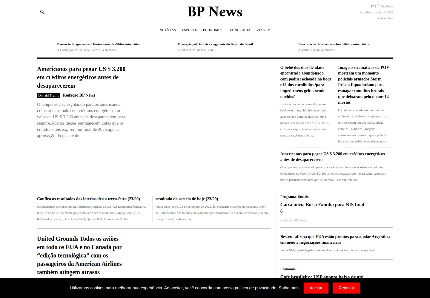 Screenshot of bp.app.br