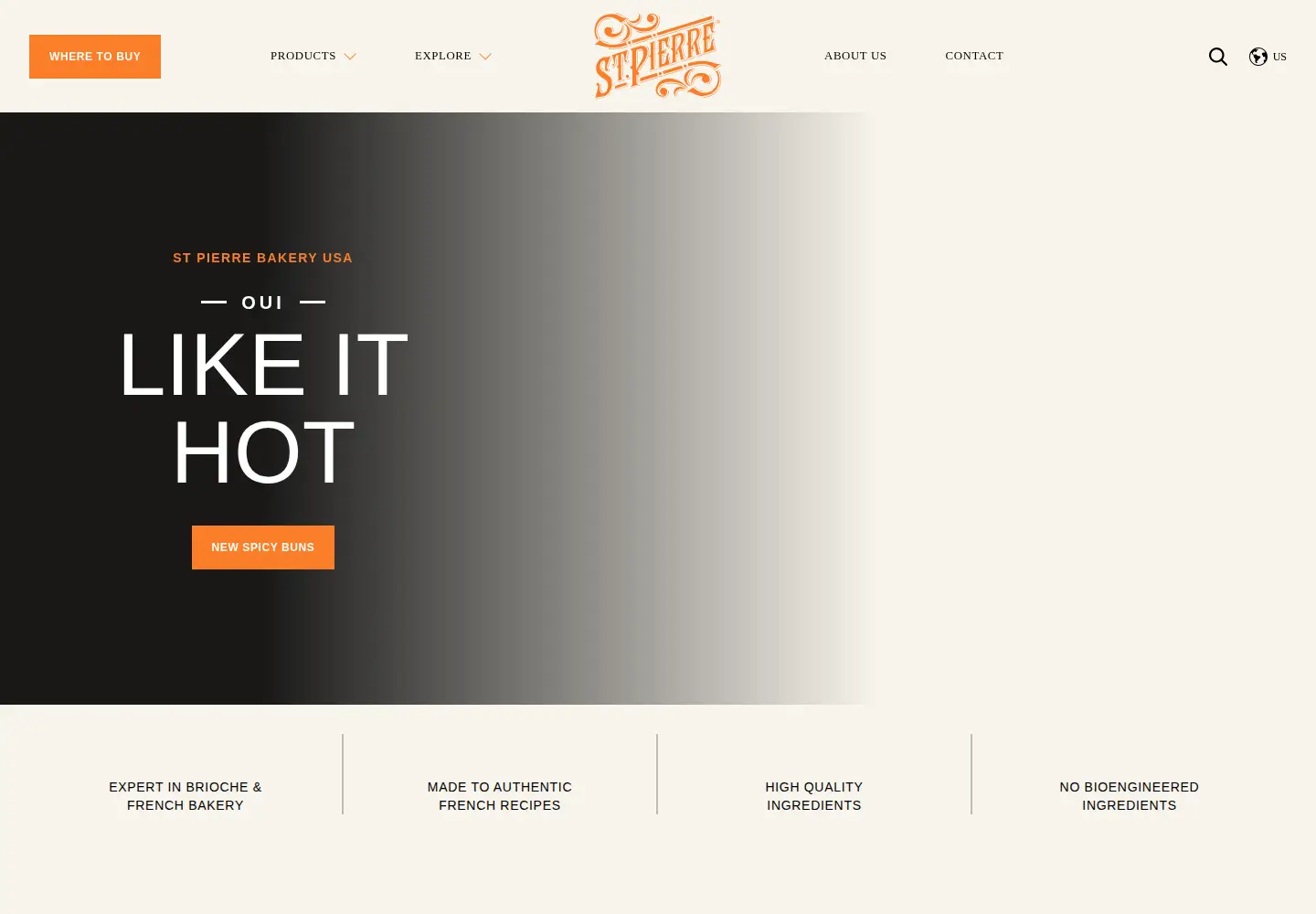 Captured homepage of stpierrebakery.com in the current scan