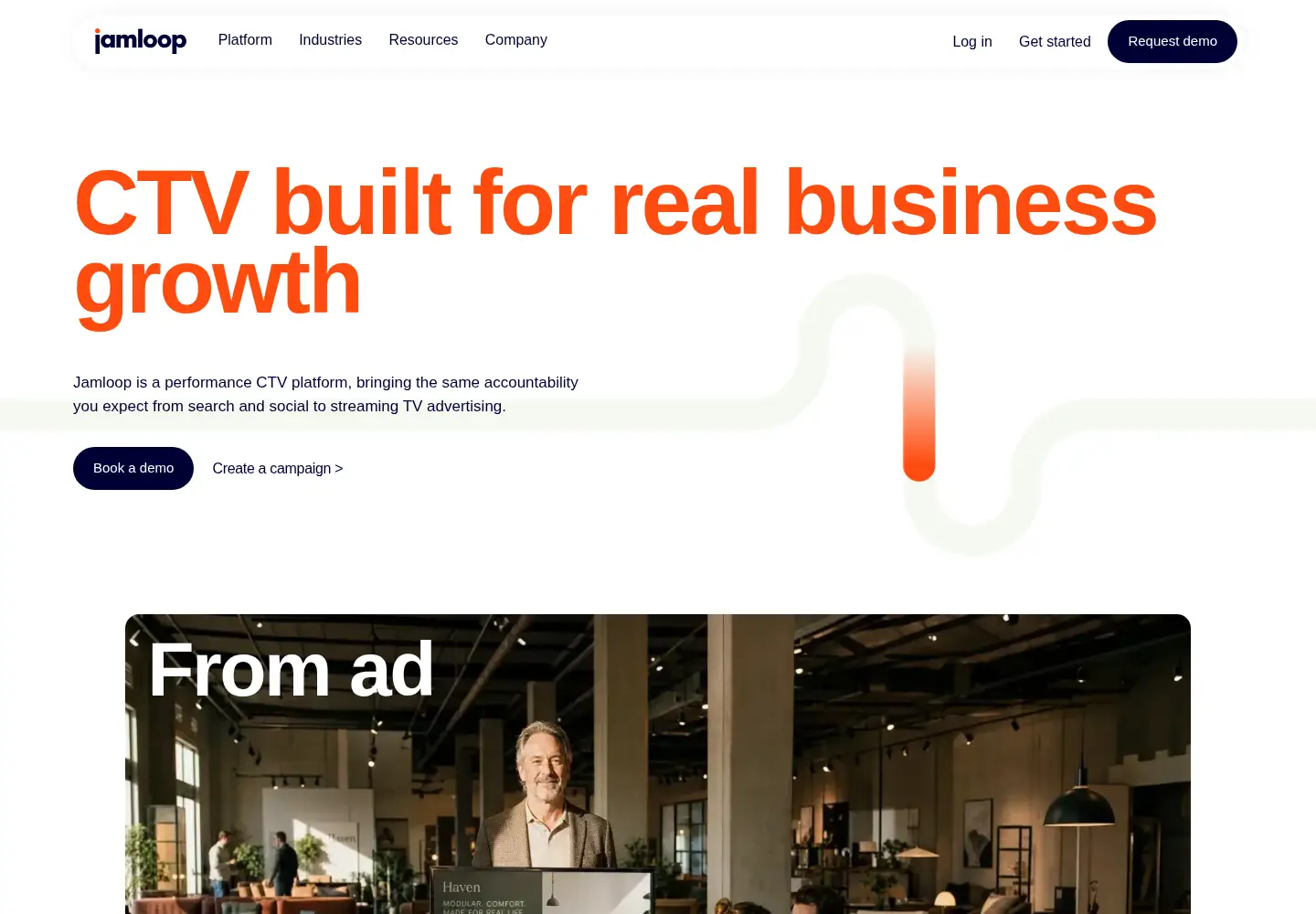 Screenshot of jamloop.com