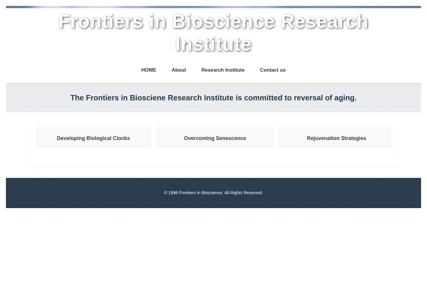 Screenshot of bioscience.org