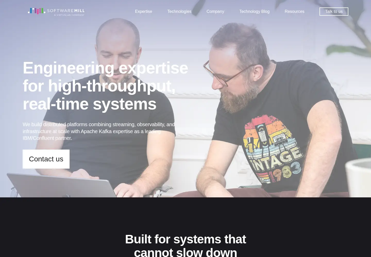 Screenshot of softwaremill.com