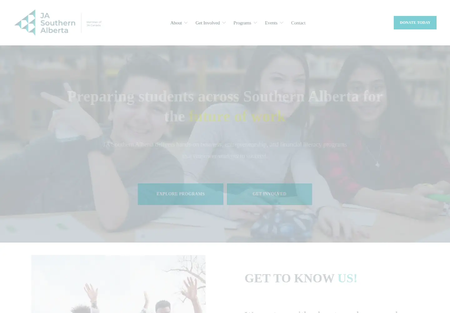 Screenshot of jasab.ca