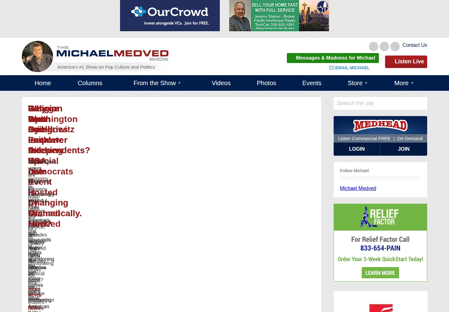 Screenshot of michaelmedved.com