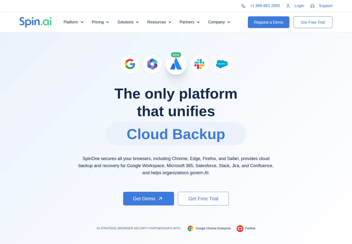 Screenshot of spin.ai