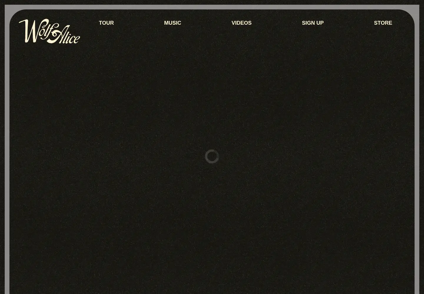 Screenshot of wolfalice.co.uk