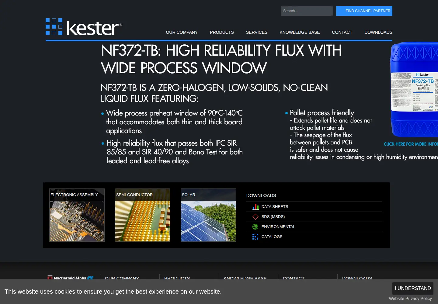 Screenshot of kester.com
