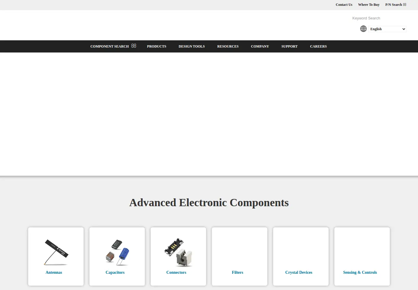 Screenshot of avx.com