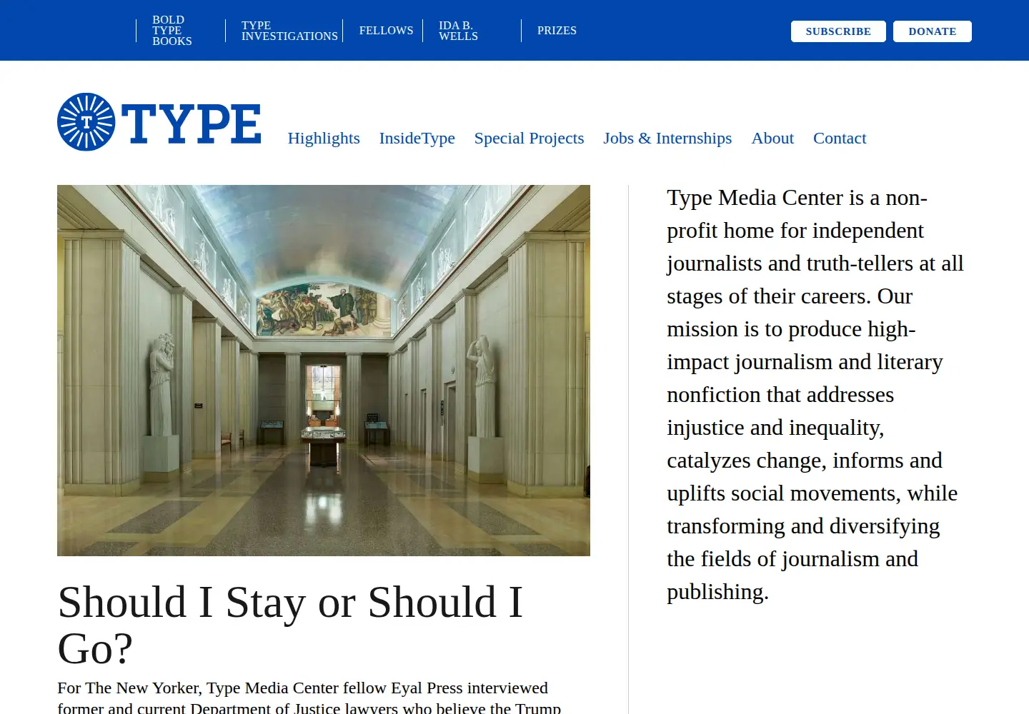 Screenshot of nationinstitute.org