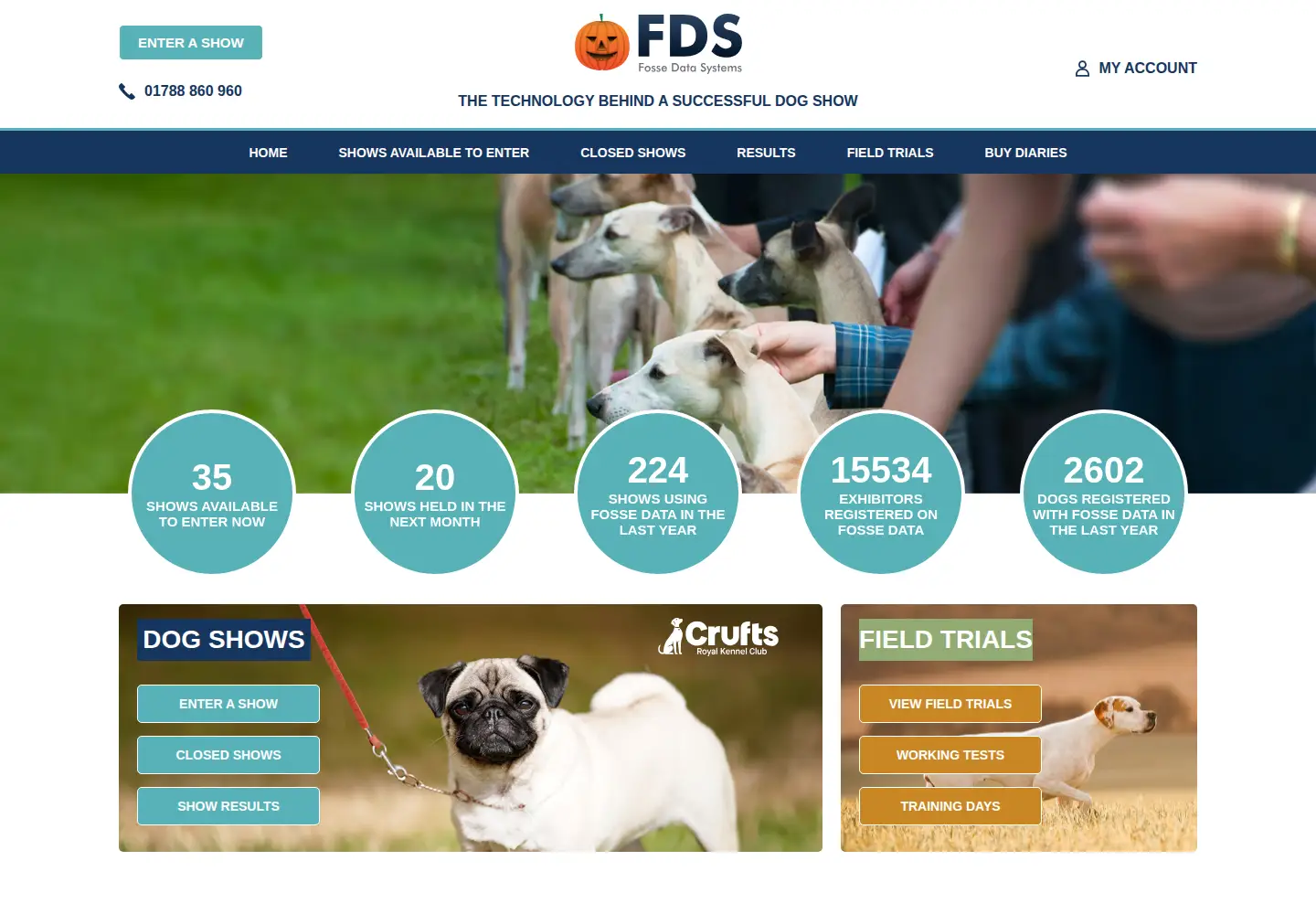 Screenshot of fossedata.co.uk