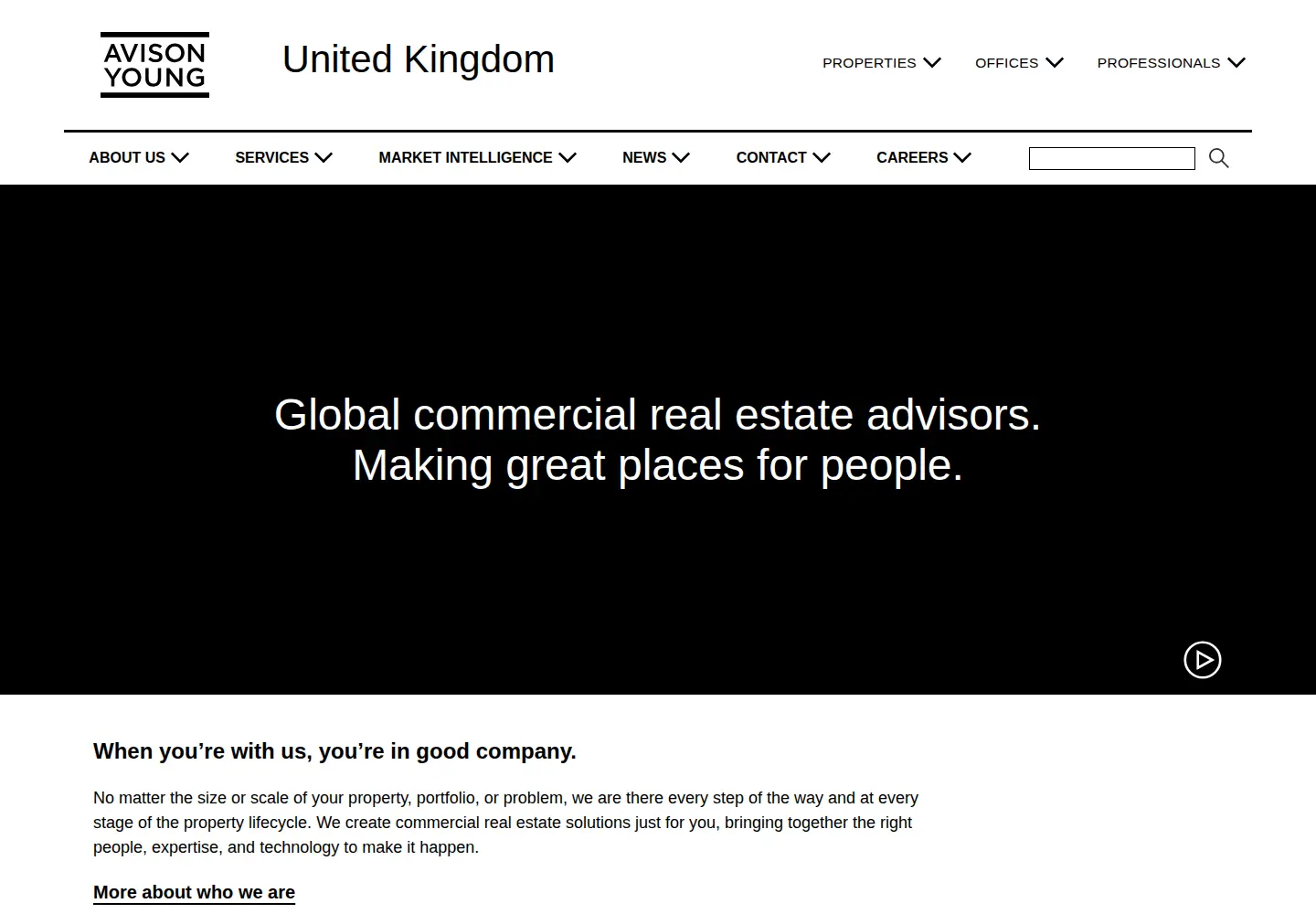 Screenshot of avisonyoung.co.uk