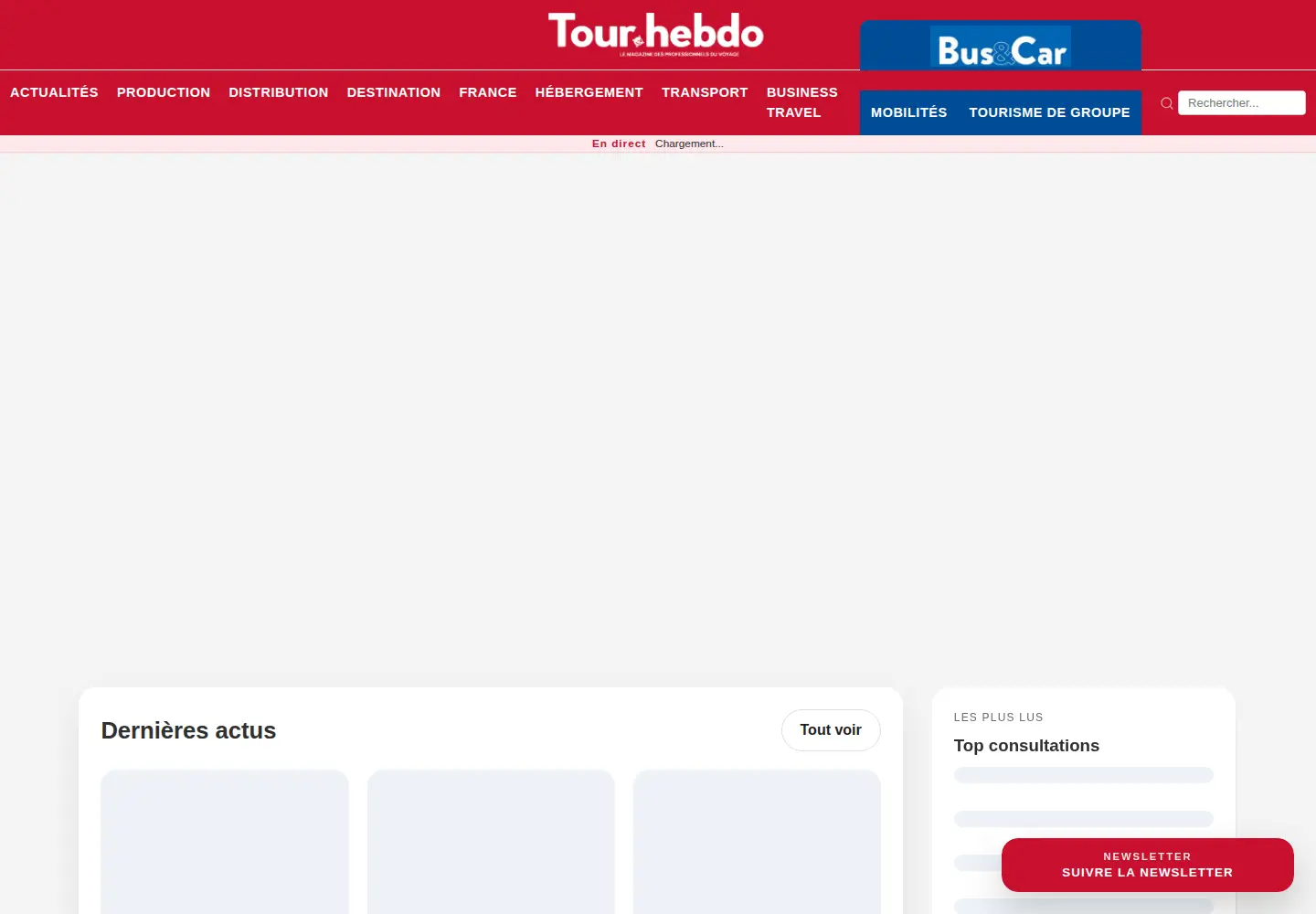 Captured homepage of tourhebdo.com in the current scan