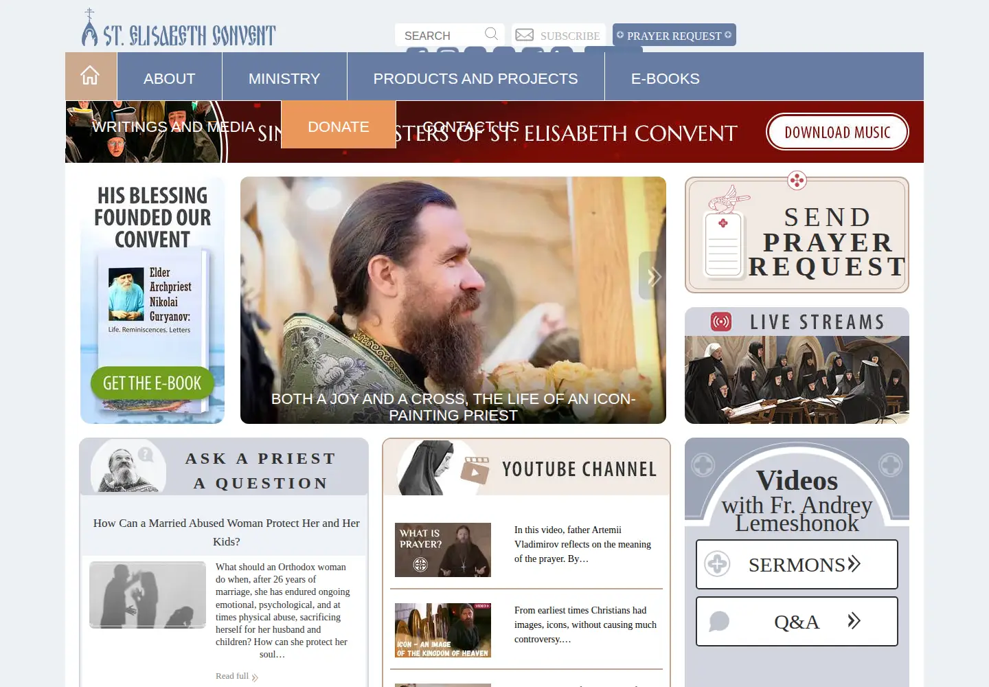 Captured homepage of obitel-minsk.org in the current scan