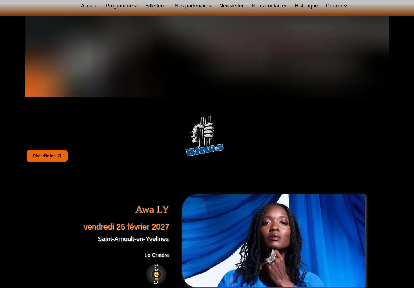 Captured homepage of jazzatouteheure.com in the current scan