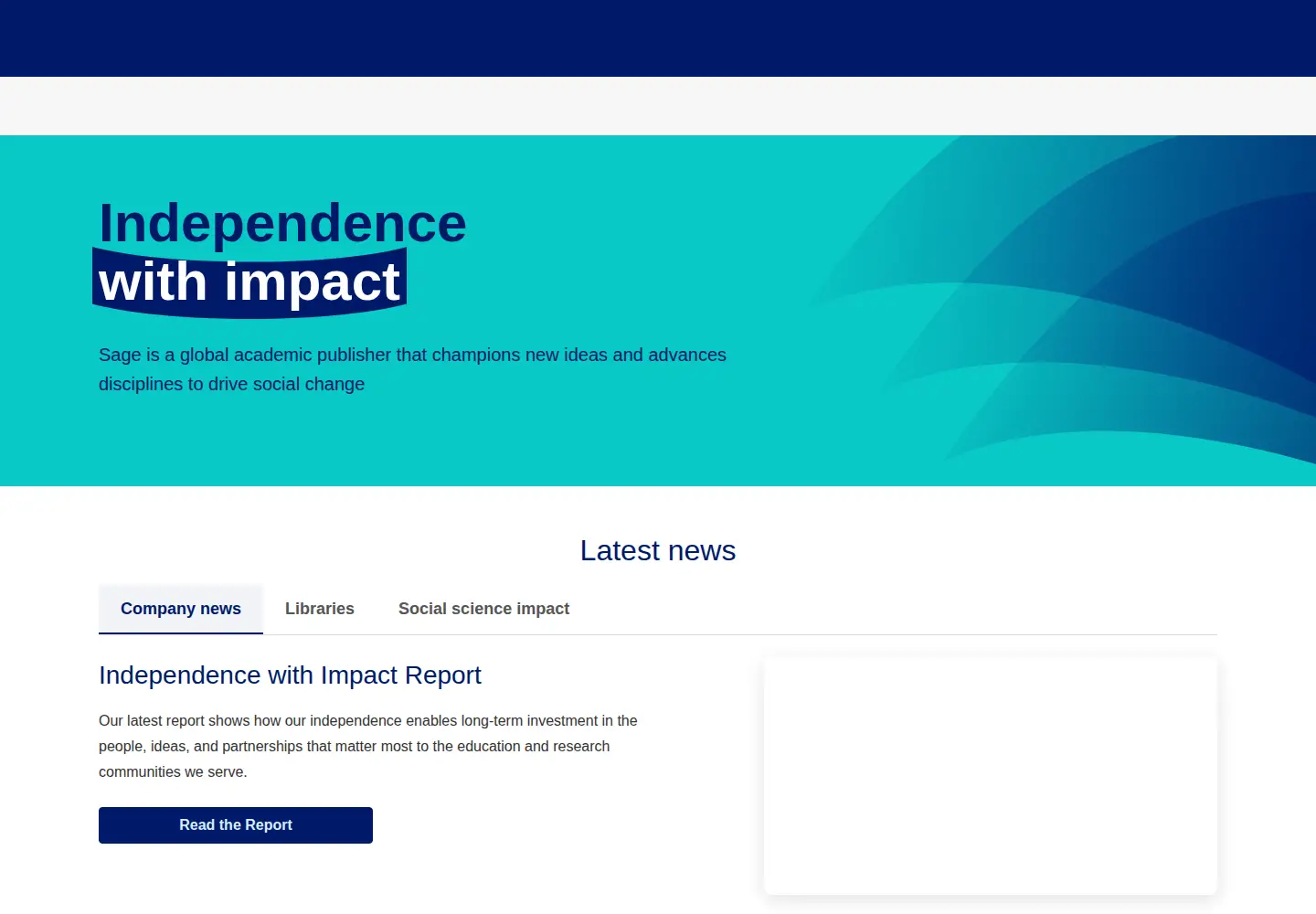 Screenshot of sagepub.in