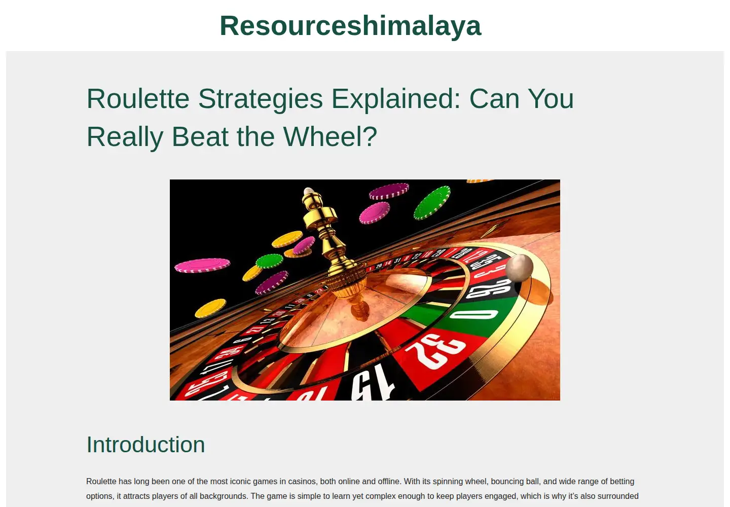 Screenshot of resourceshimalaya.org
