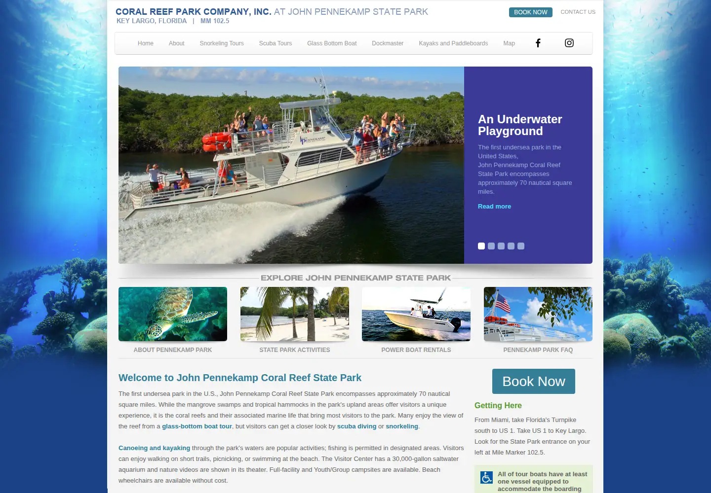 Screenshot of pennekamppark.com