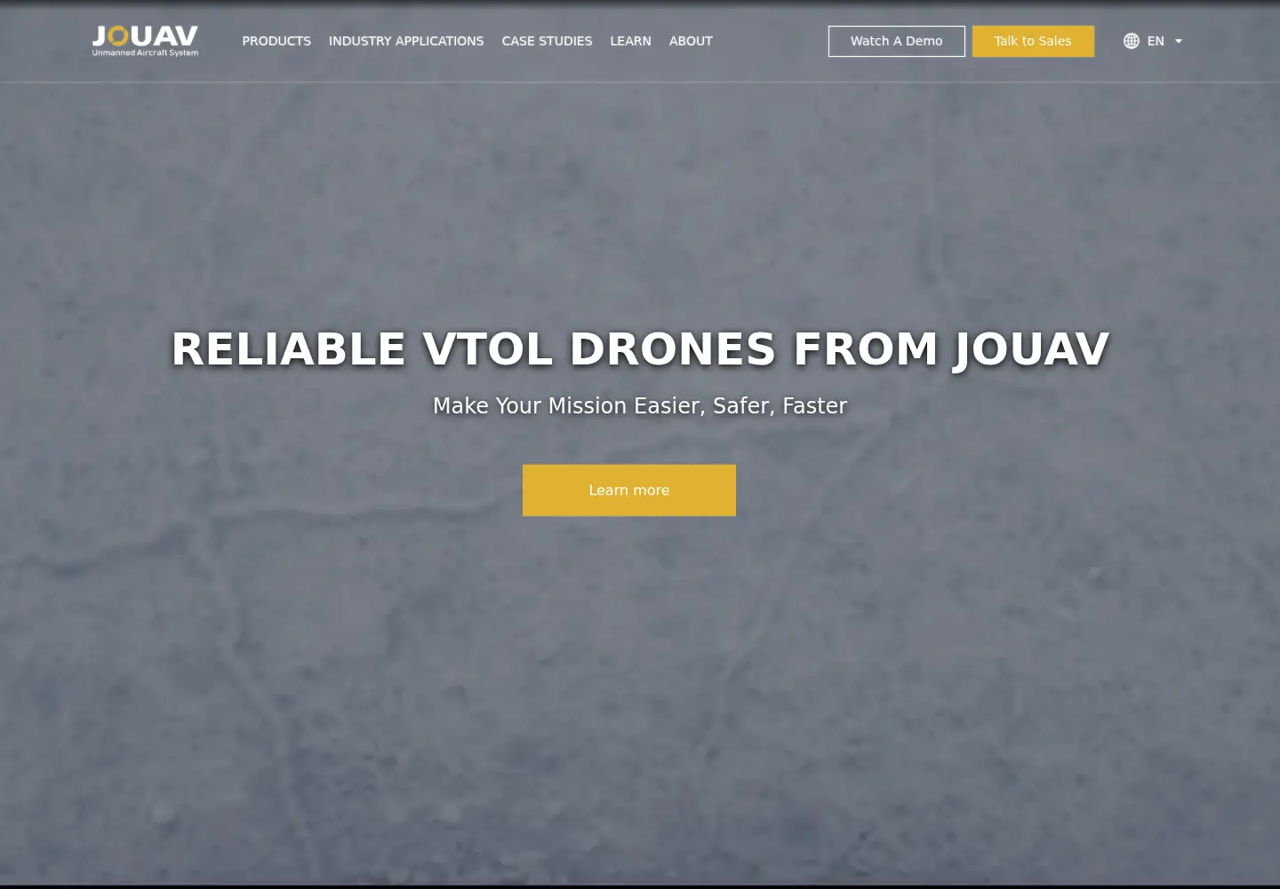 Screenshot of jouav.com