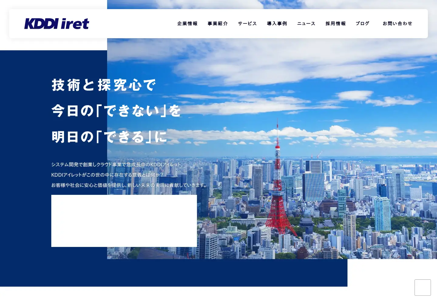 Screenshot of iret.co.jp