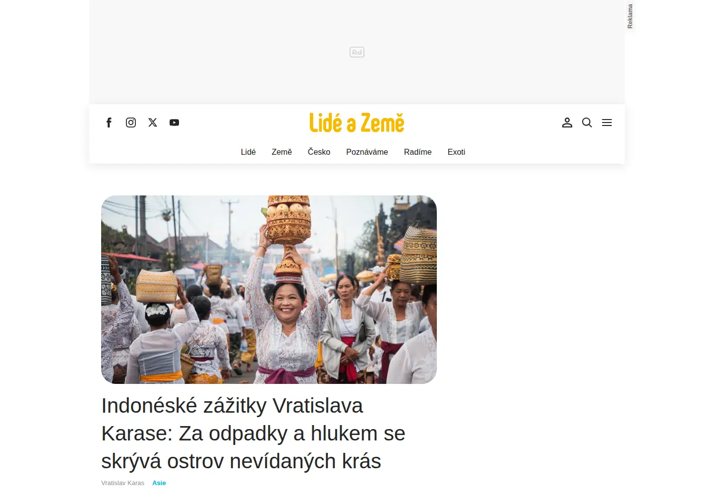 Screenshot of lideazeme.cz