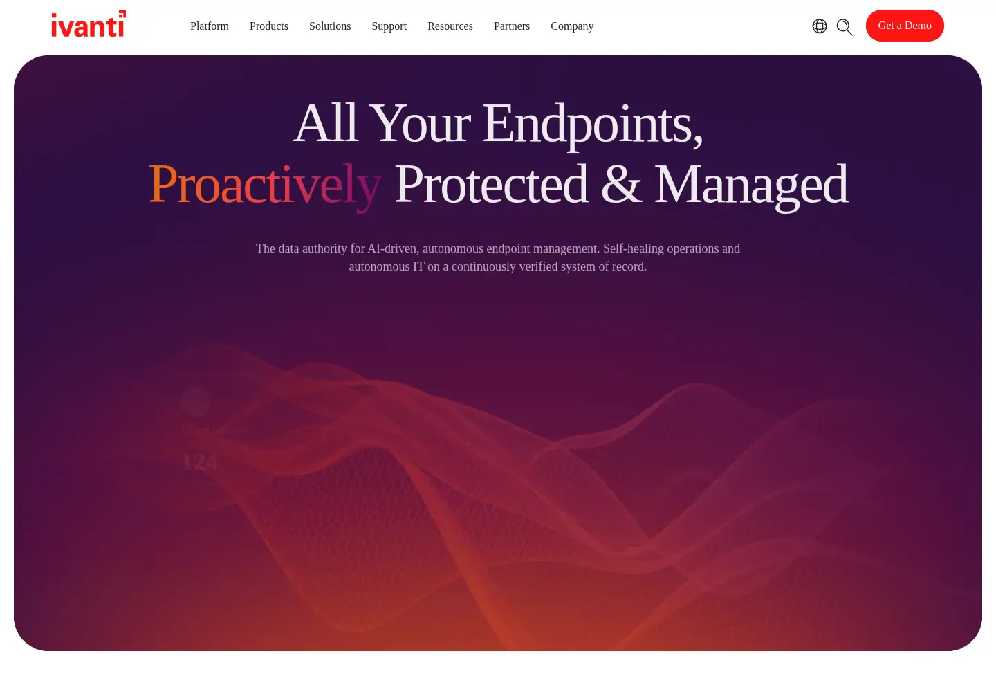 Screenshot of ivanti.com