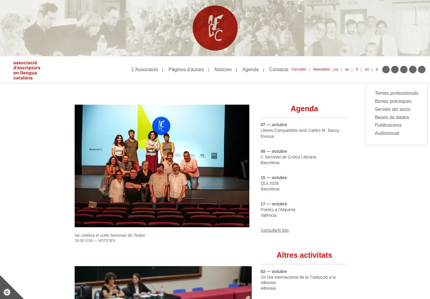 Screenshot of escriptors.cat