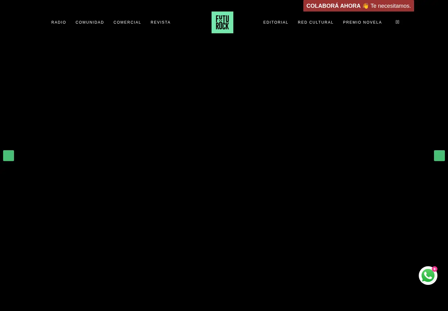Captured homepage of futurock.fm in the current scan