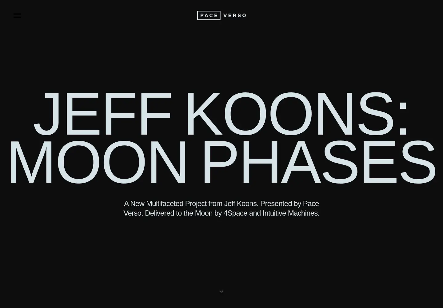 Captured homepage of jeffkoonsmoonphases.com in the current scan