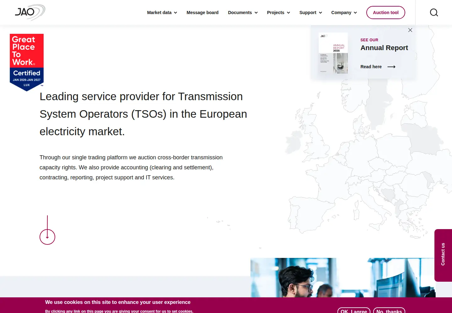 Screenshot of jao.eu