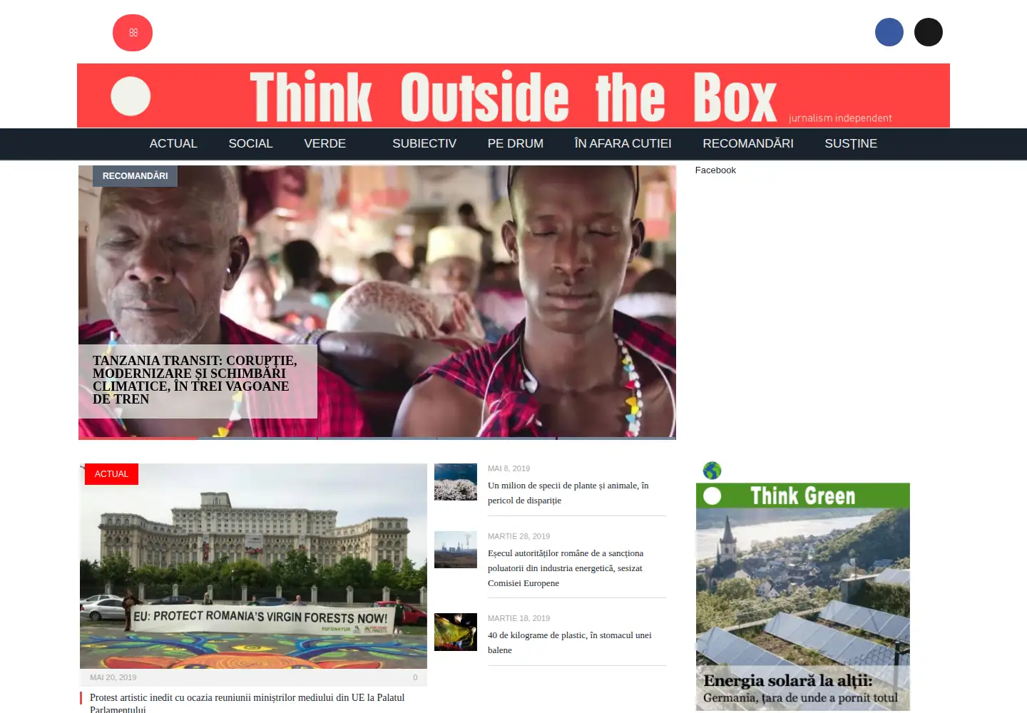Captured homepage of totb.ro in the current scan