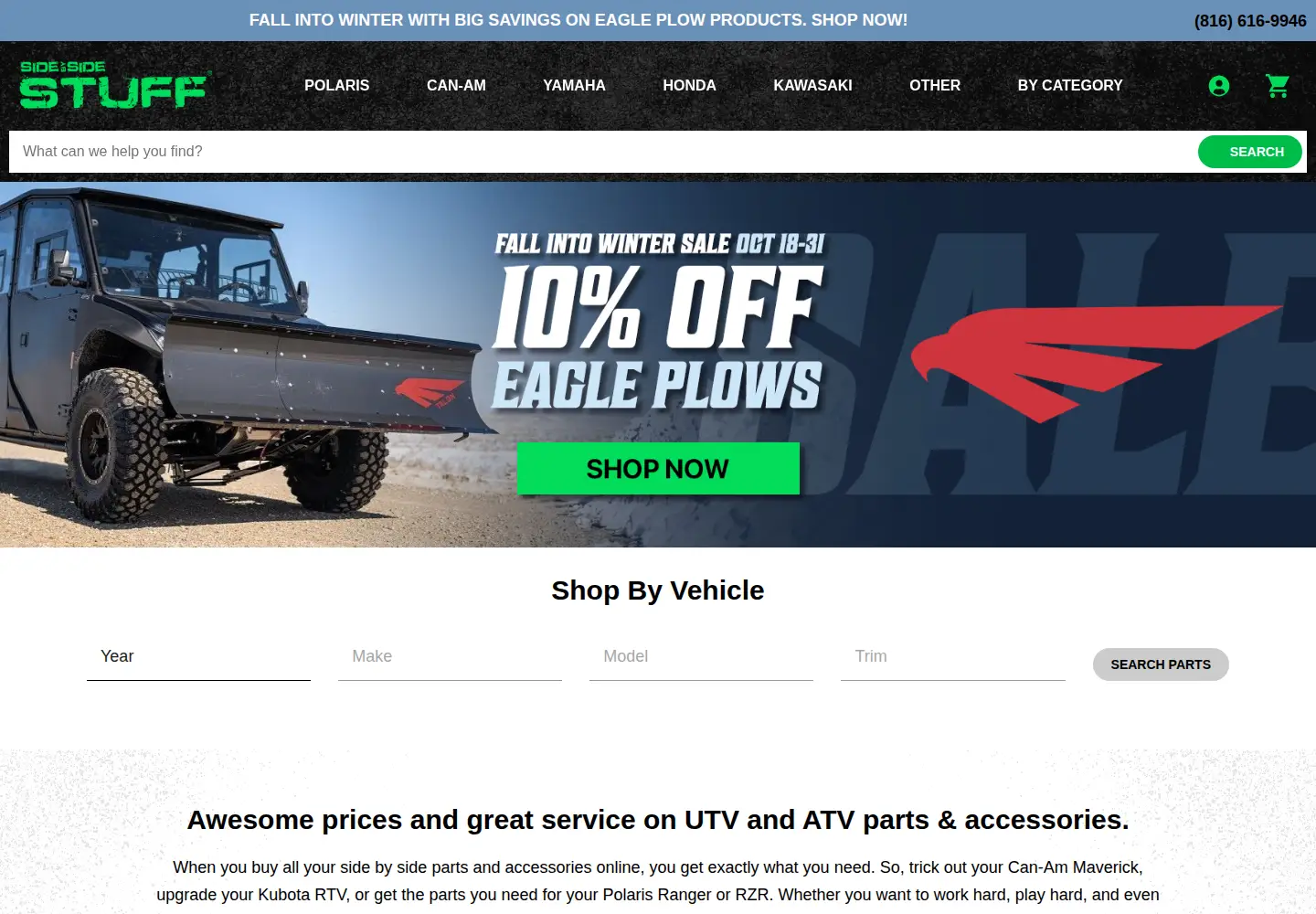 Screenshot of sidebysidestuff.com