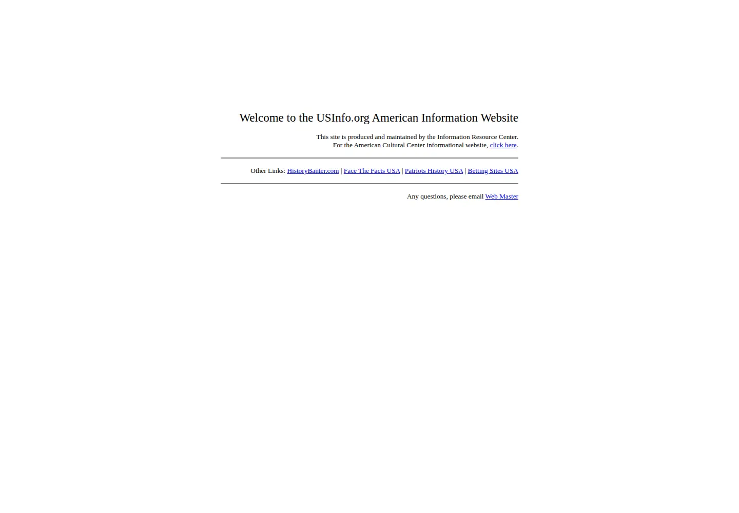 Screenshot of usinfo.org