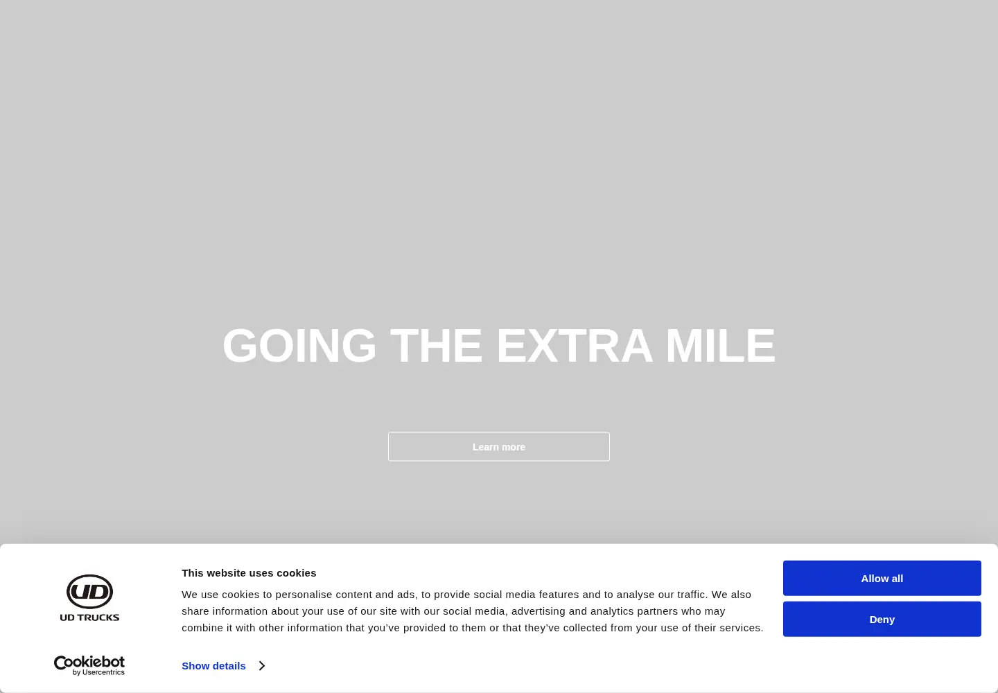 Screenshot of udtrucks.com