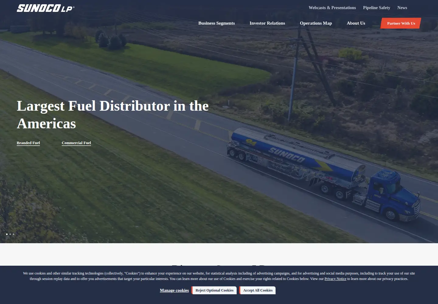 Screenshot of sunocolp.com