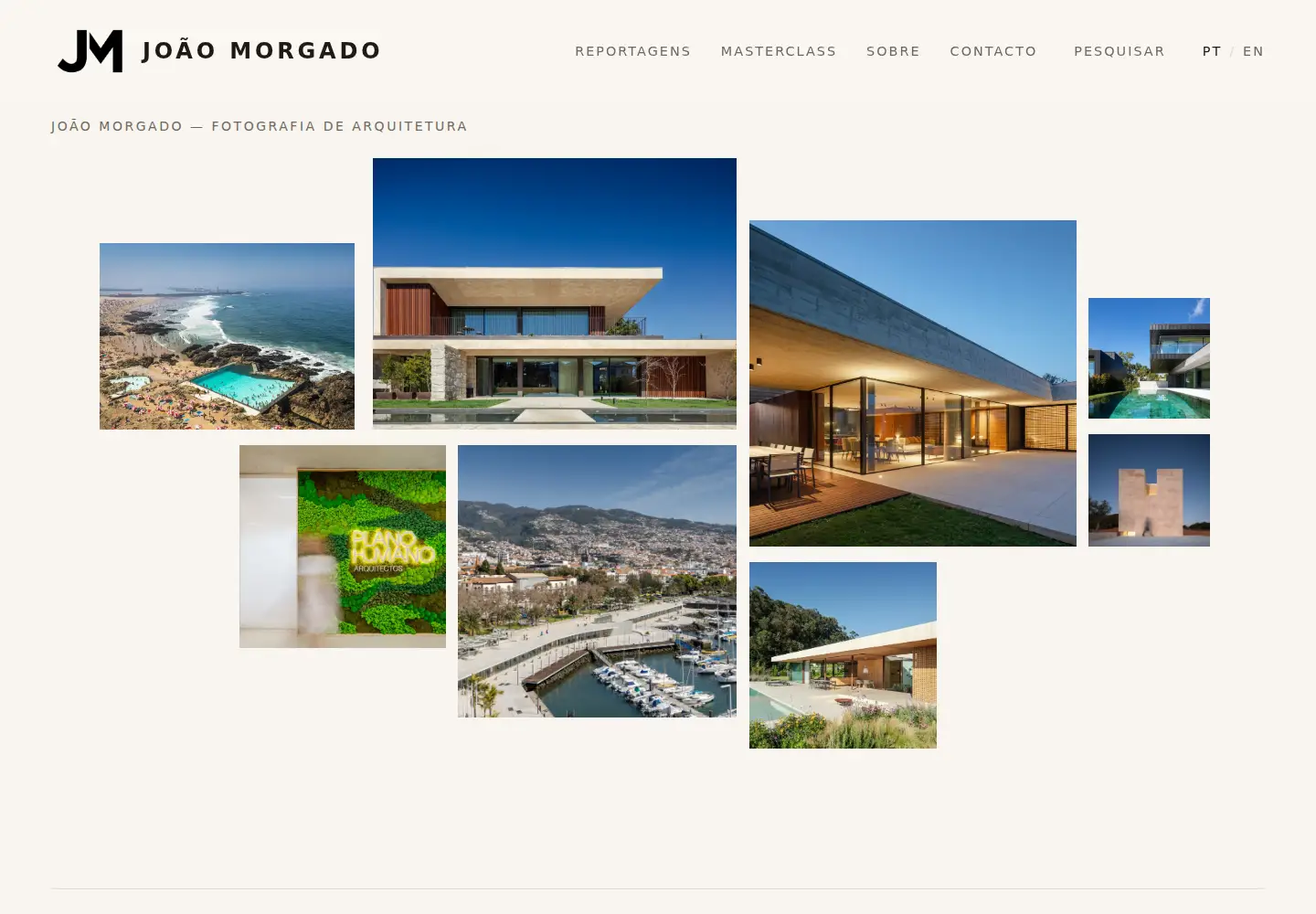 Screenshot of joaomorgado.com