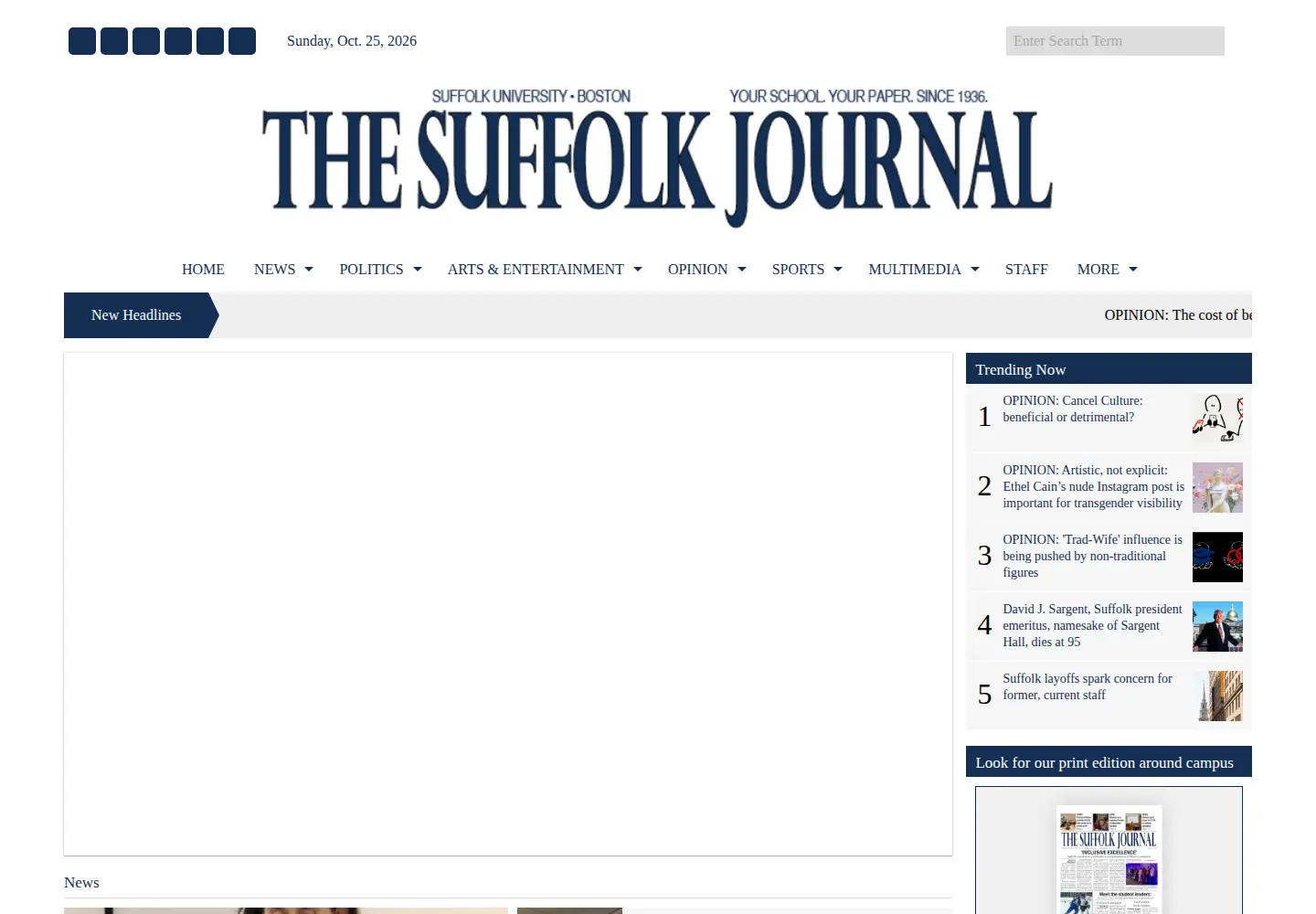 Screenshot of thesuffolkjournal.com