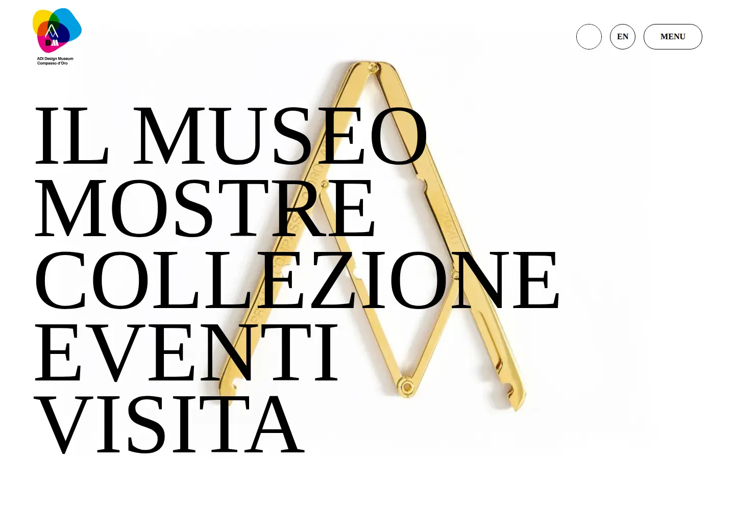 Screenshot of adidesignmuseum.org