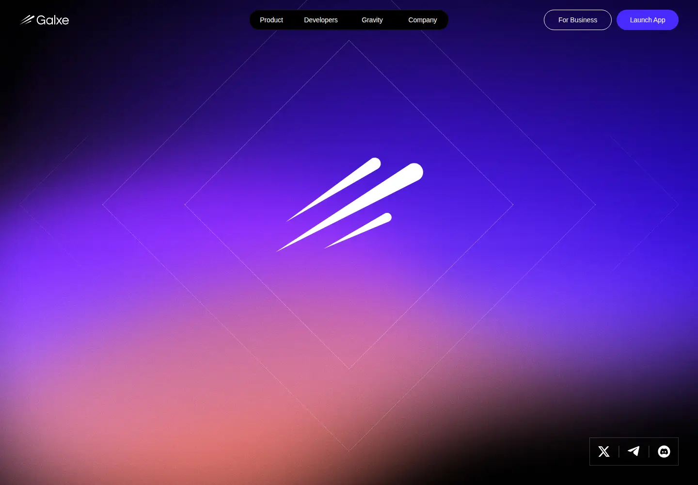 Screenshot of galxe.com