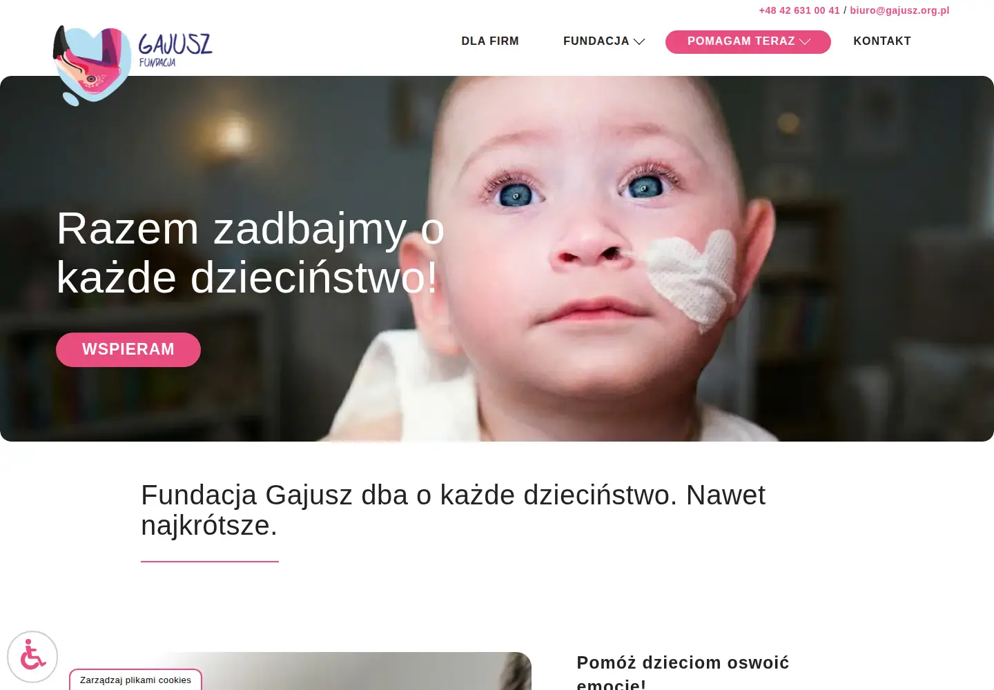 Screenshot of gajusz.org.pl