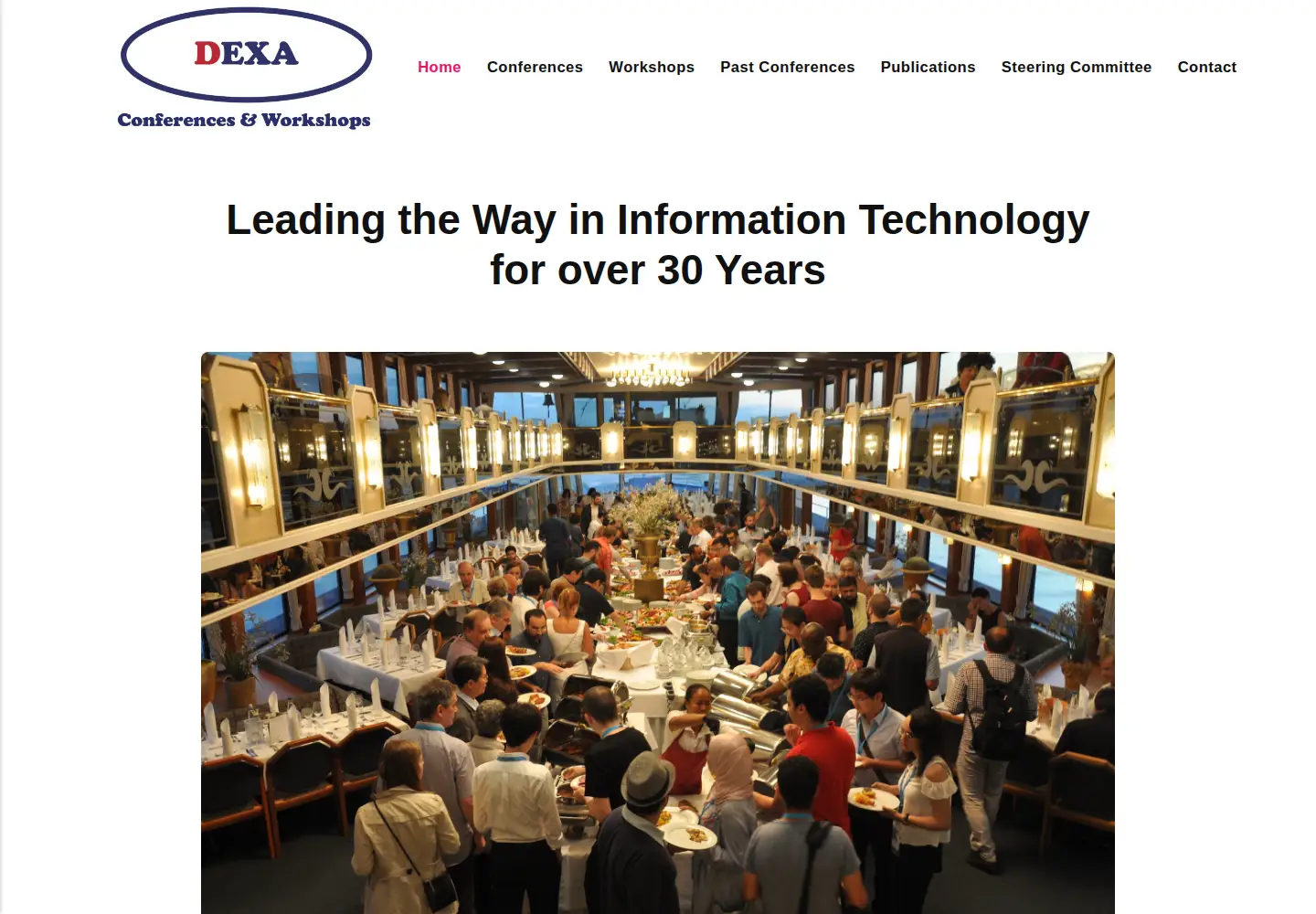 Screenshot of dexa.org