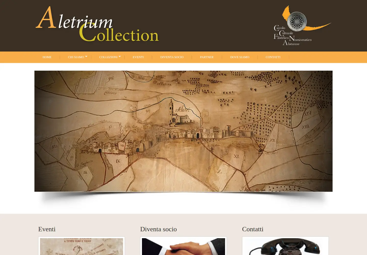 Screenshot of aletriumcollection.it