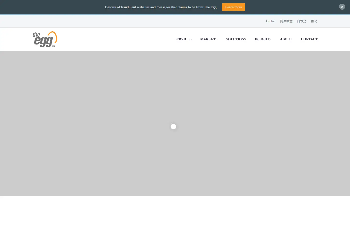 Screenshot of theegg.com