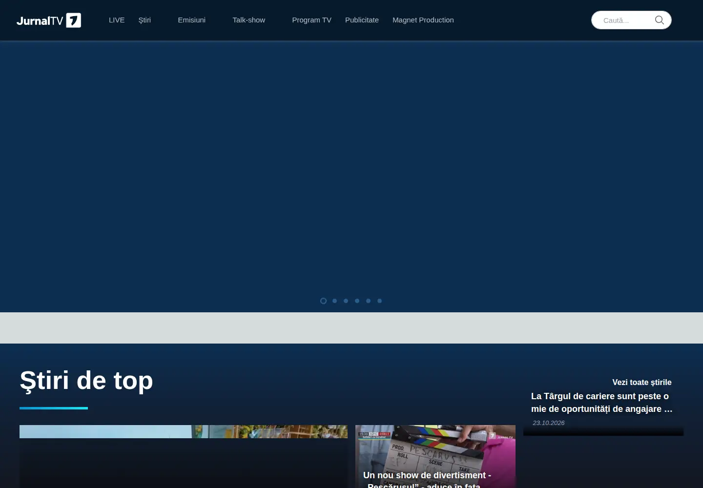 Screenshot of jurnaltv.md